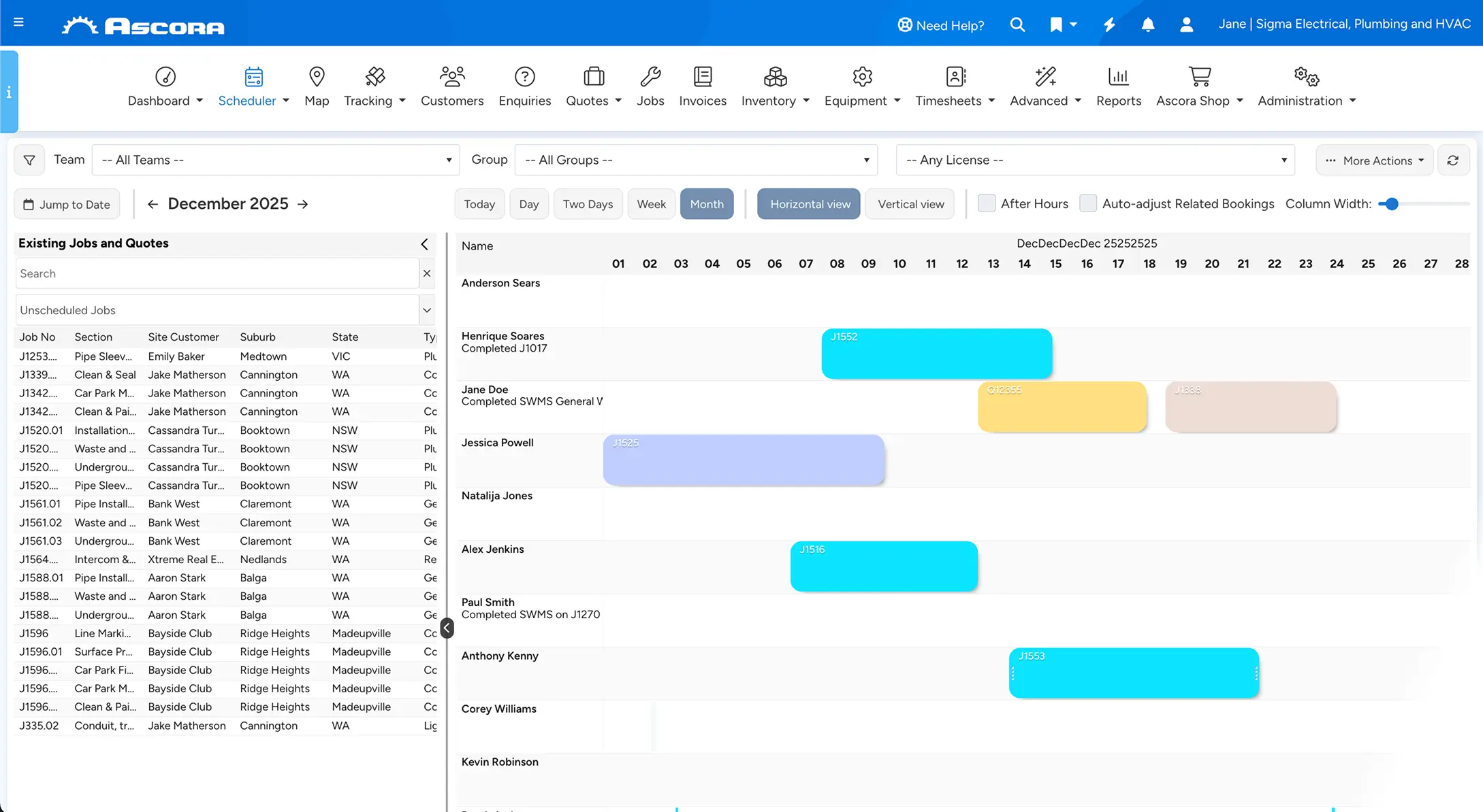 Advanced scheduling at scale feature.